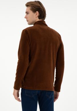 Erkek Kahverengi Sweatshirt - 50290609029