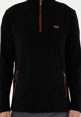 Erkek Siyah Sweatshirt - 50290609046