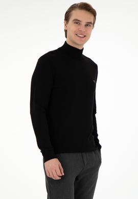 Erkek Siyah Basic Kazak - 50294771006