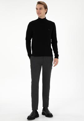 Erkek Siyah Basic Kazak - 50294771006