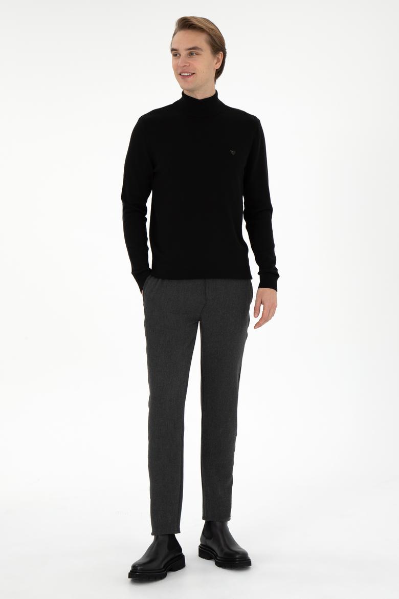 Erkek Siyah Basic Kazak - 50294771006