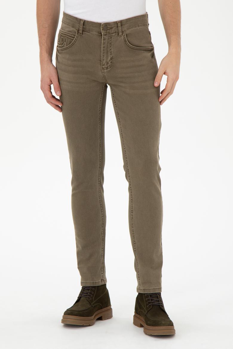 Erkek Kahverengi Jean Pantolon - 50290007016