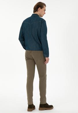 Erkek Kahverengi Jean Pantolon - 50290007016