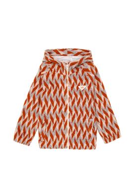 Erkek Çocuk Tarçın Fermuarlı Polar Sweatshirt - 50290783029