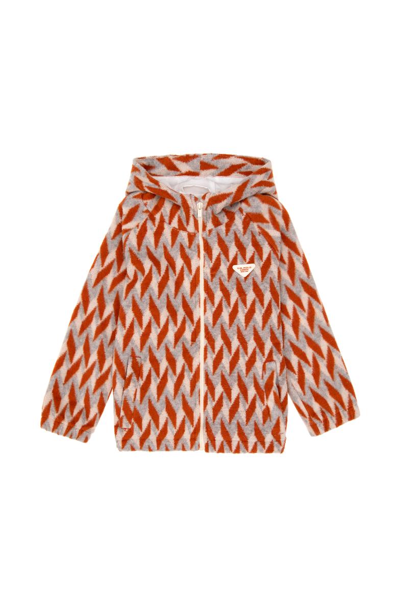 Erkek Çocuk Tarçın Fermuarlı Polar Sweatshirt