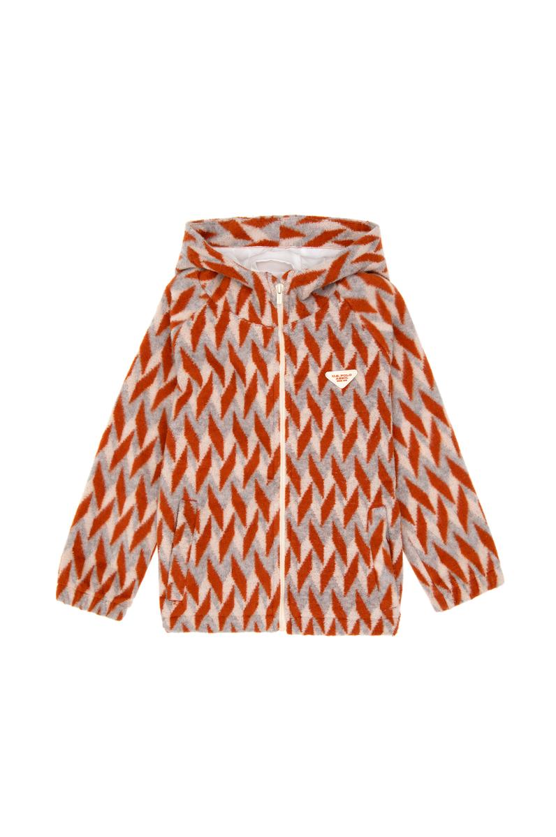 Erkek Çocuk Tarçın Fermuarlı Polar Sweatshirt