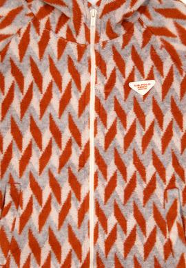 Erkek Çocuk Tarçın Fermuarlı Polar Sweatshirt - 50290783029