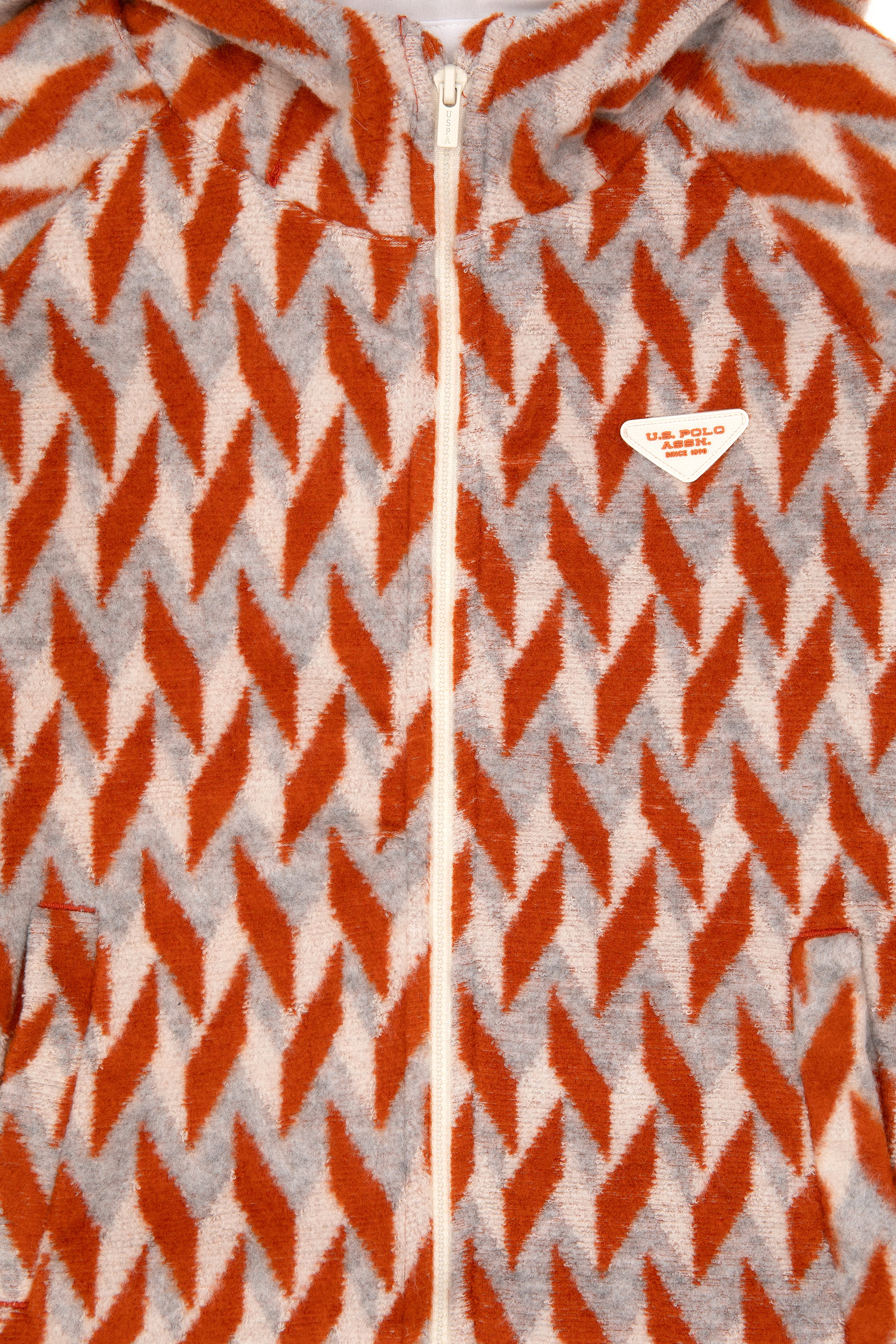 Erkek Çocuk Tarçın Fermuarlı Polar Sweatshirt - Image 3
