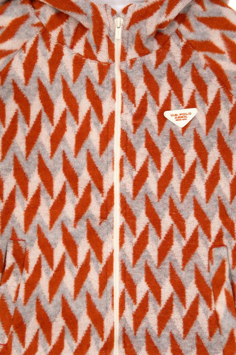 Erkek Çocuk Tarçın Fermuarlı Polar Sweatshirt