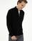 Erkek Siyah Basic Triko Hırka