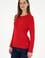 Kadın Kırmızı Bisiklet Yaka Kazak