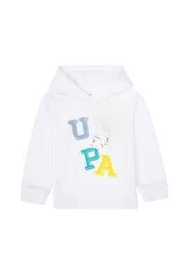 Kız Çocuk Beyaz Kapüşonlu Sweatshirt - 50298119010