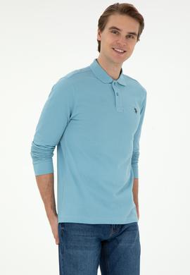 Erkek Mavi Basic Sweatshirt - 50253121086