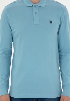 Erkek Mavi Basic Sweatshirt - 50253121086