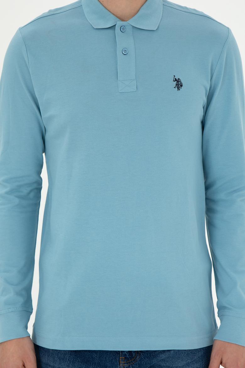 Erkek Mavi Basic Sweatshirt - 50253121086