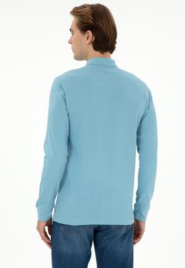 Erkek Mavi Basic Sweatshirt - 50253121086