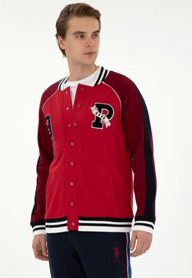 Erkek Kırmızı Örme Hırka - 50270843017