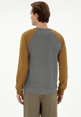 Erkek Antrasit Melanj Sweatshirt - 50270753043