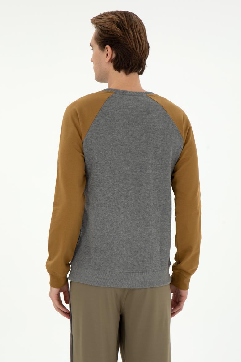 Erkek Antrasit Melanj Sweatshirt - 50270753043