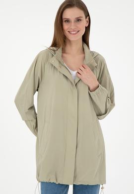 Kadın Açık Haki Trençkot - 50297094009