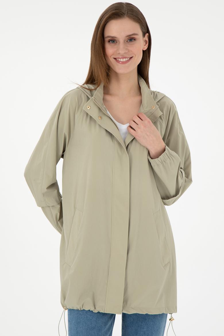 Kadın Açık Haki Trençkot - 50297094009