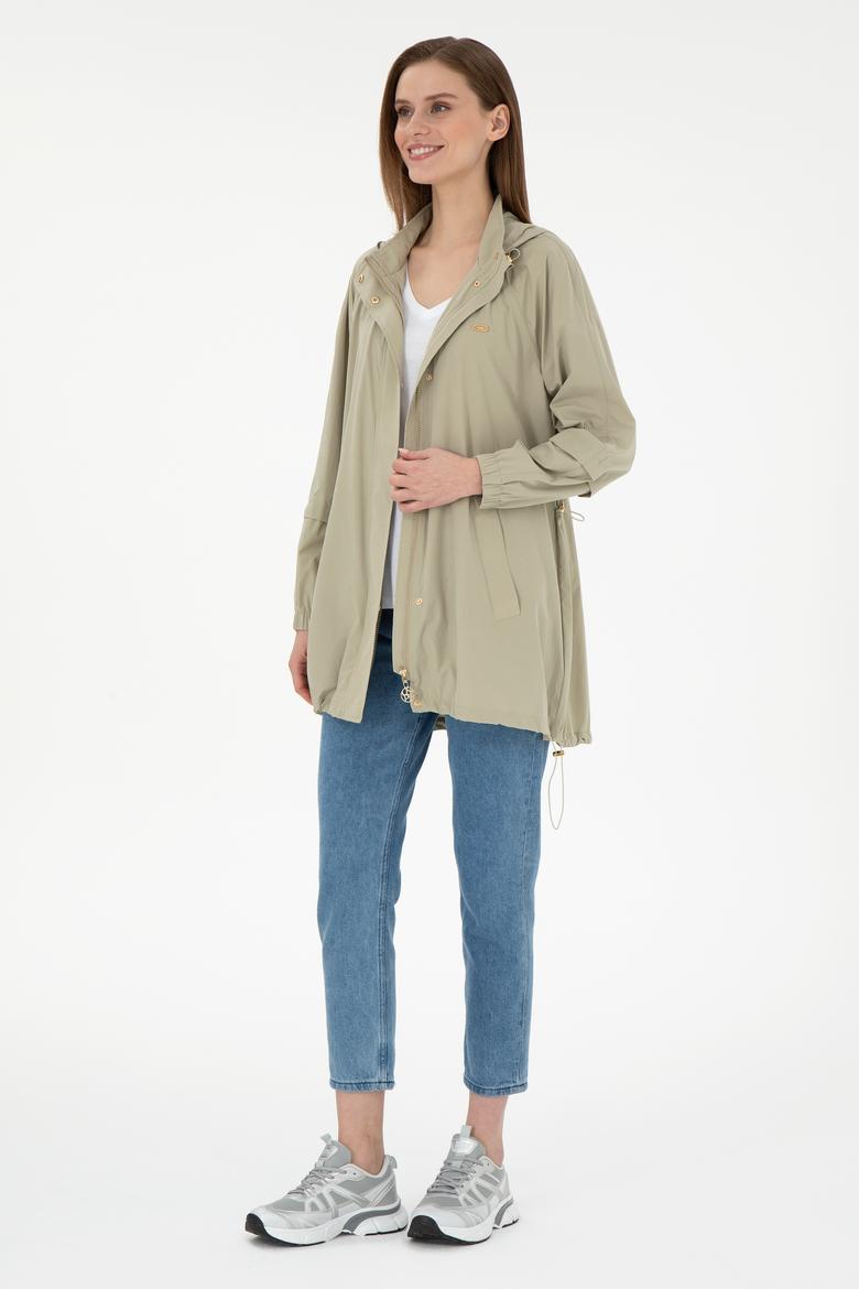 Kadın Açık Haki Trençkot - 50297094009