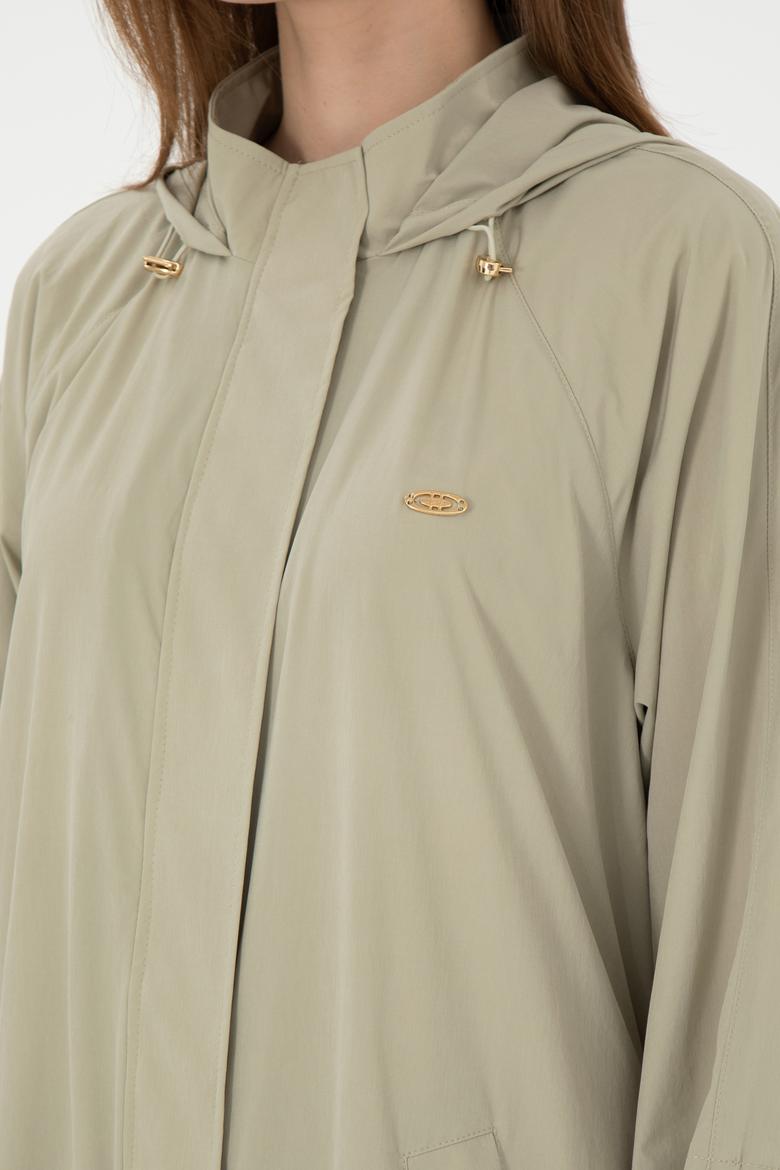 Kadın Açık Haki Trençkot - 50297094009