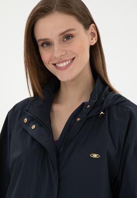 Kadın Lacivert Trençkot - 50297094003