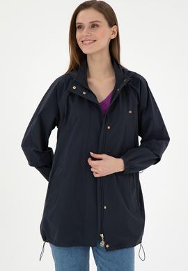 Kadın Lacivert Trençkot - 50297094003