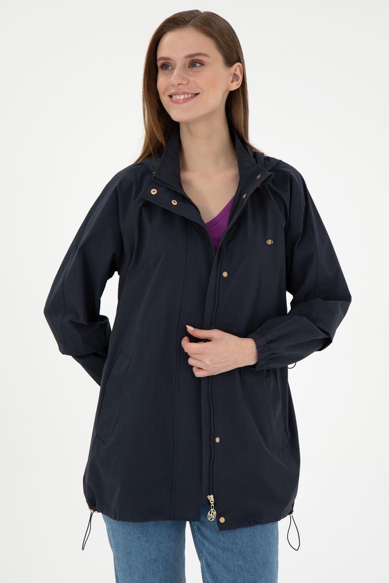 Kadın Lacivert Trençkot - 50297094003