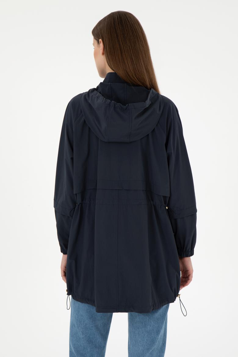 Kadın Lacivert Trençkot - 50297094003