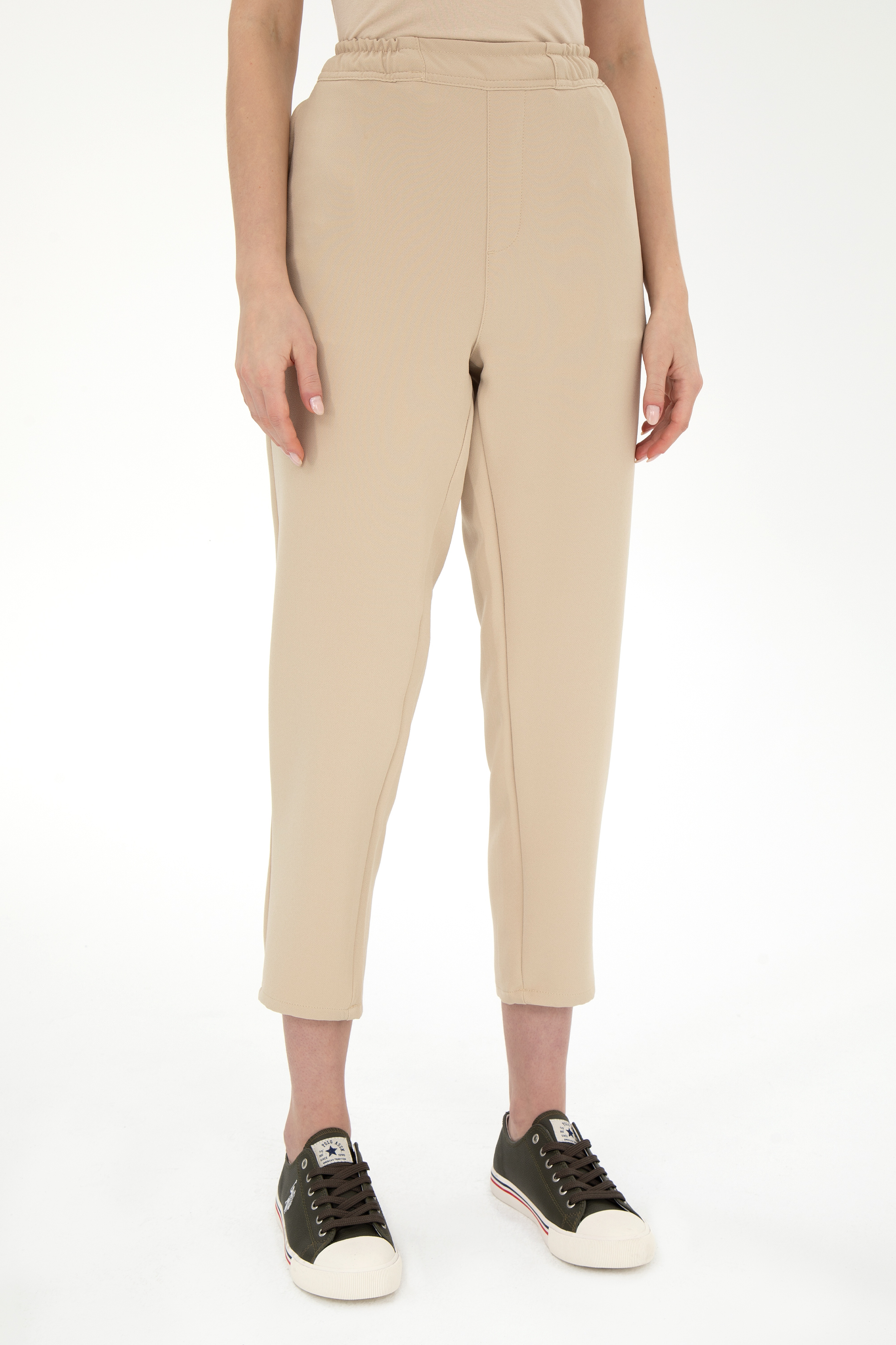 Kadın Kum Harem Fit Kanvas Pantolon - Image 2