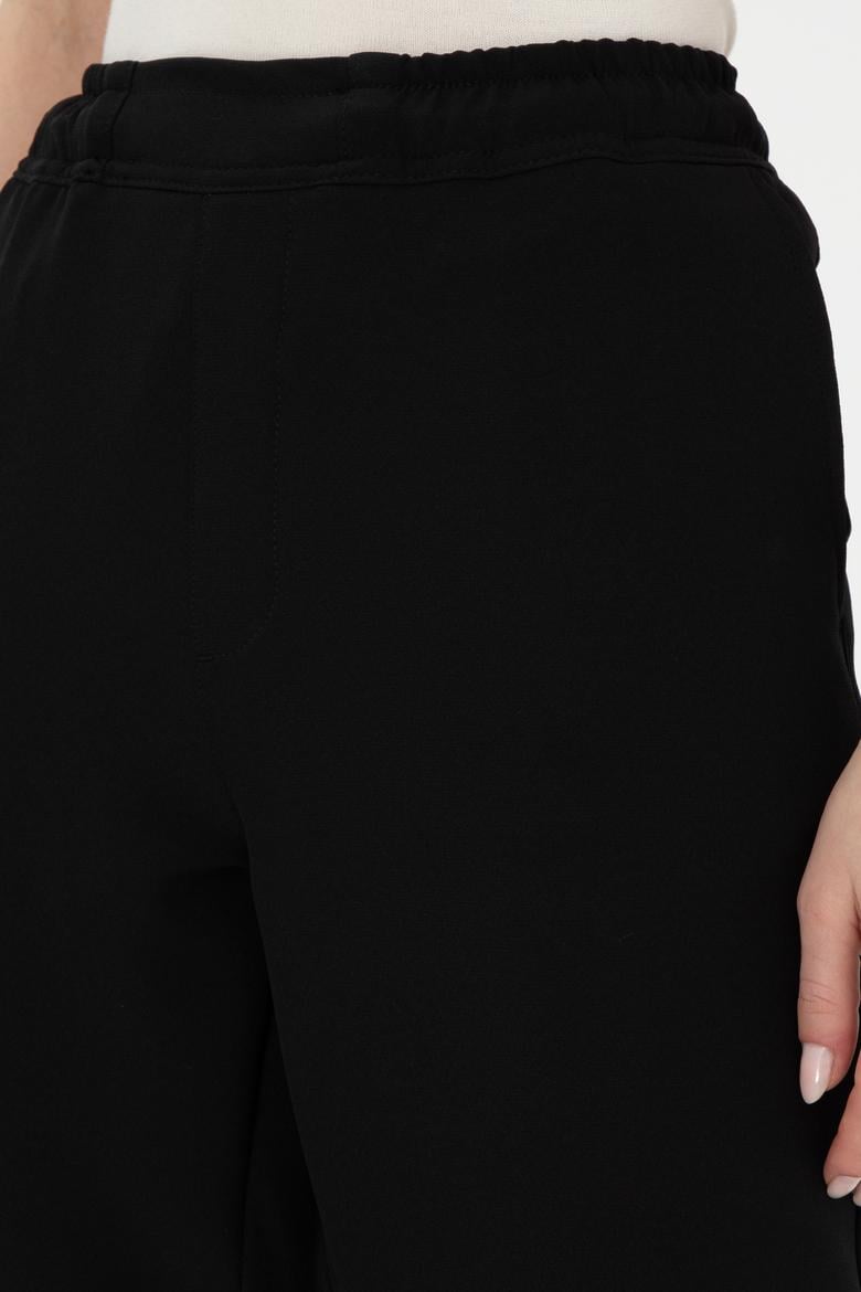 Kadın Siyah Kanvas Pantolon - 50290902012