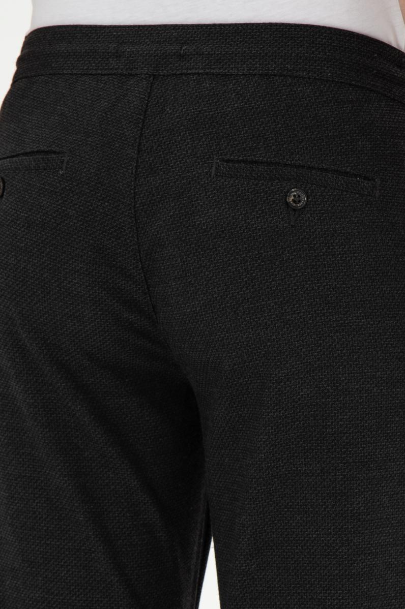 Erkek Slim Fit Antrasit Kanvas Pantolon