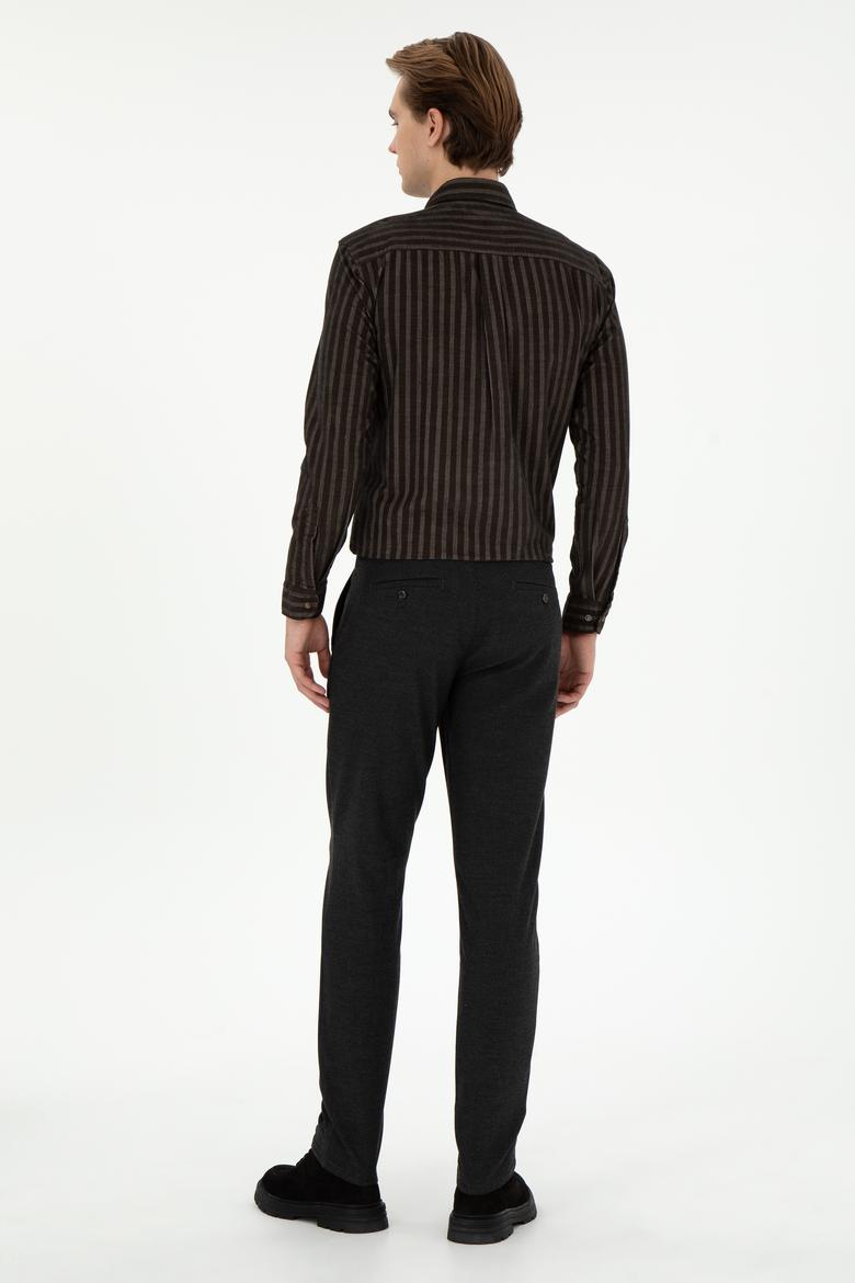 Erkek Antrasit Kanvas Pantolon - 50291207136