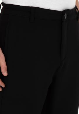 Erkek Siyah Kanvas Pantolon - 50296165050