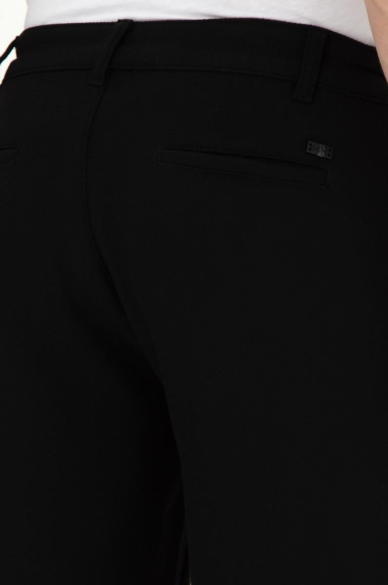 Erkek Siyah Kanvas Pantolon