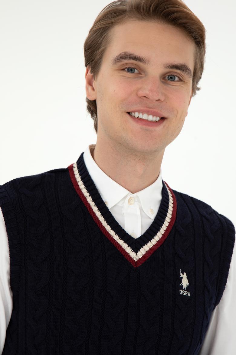 Erkek Lacivert Süveter - 50295889008