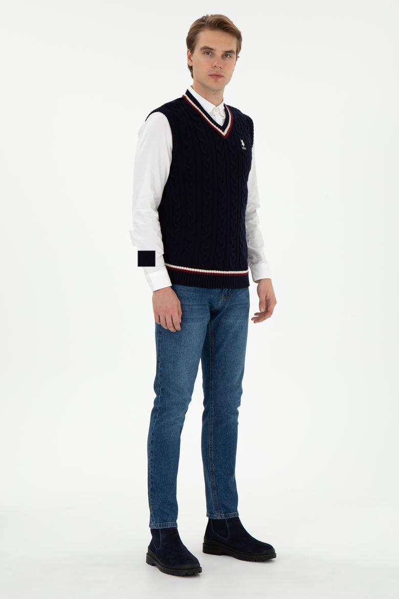 Erkek Lacivert Süveter - 50295889008