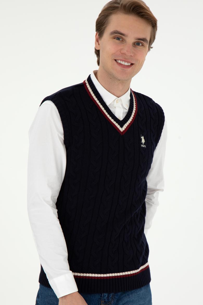 Erkek Lacivert Süveter - 50295889008