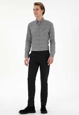 Erkek Siyah Uzun Kollu Gömlek - 50291392025