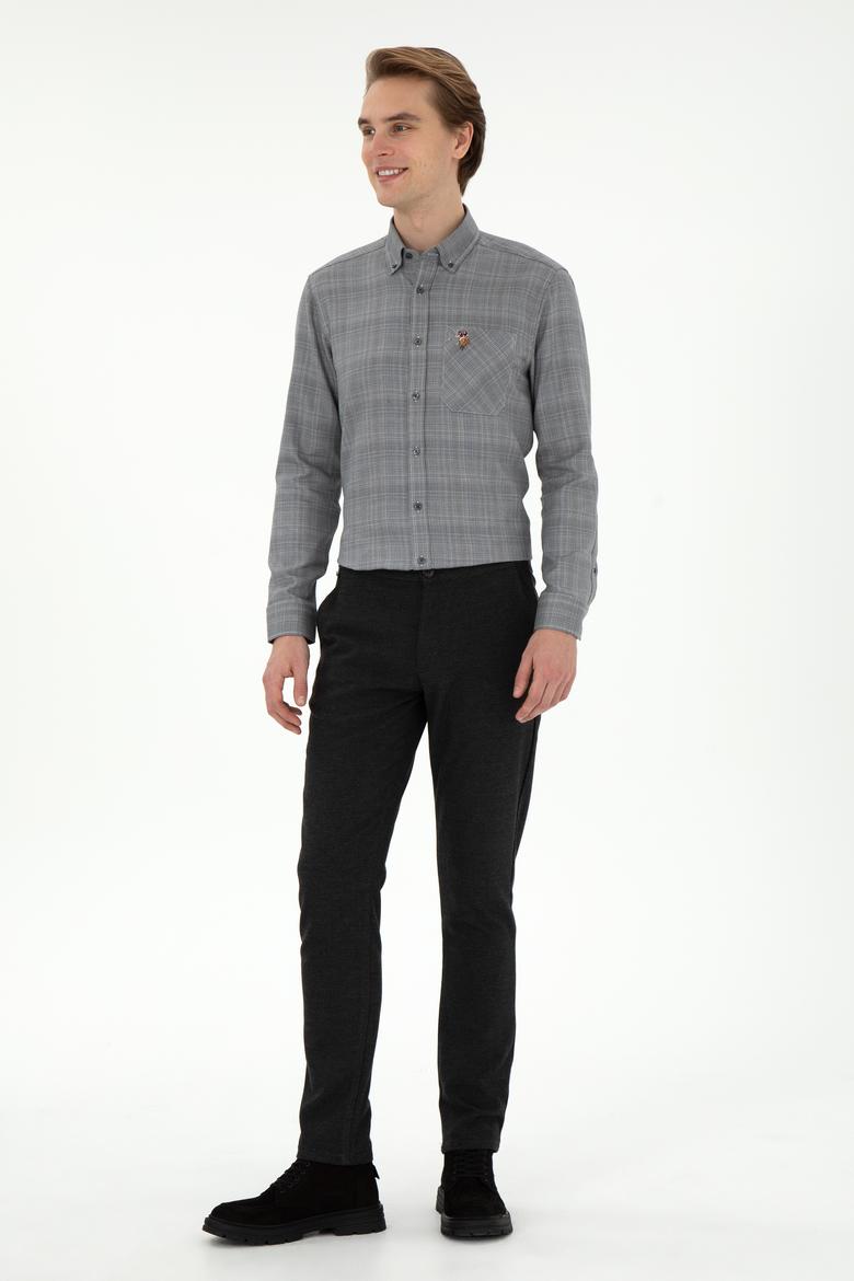 Erkek Siyah Uzun Kollu Gömlek - 50291392025