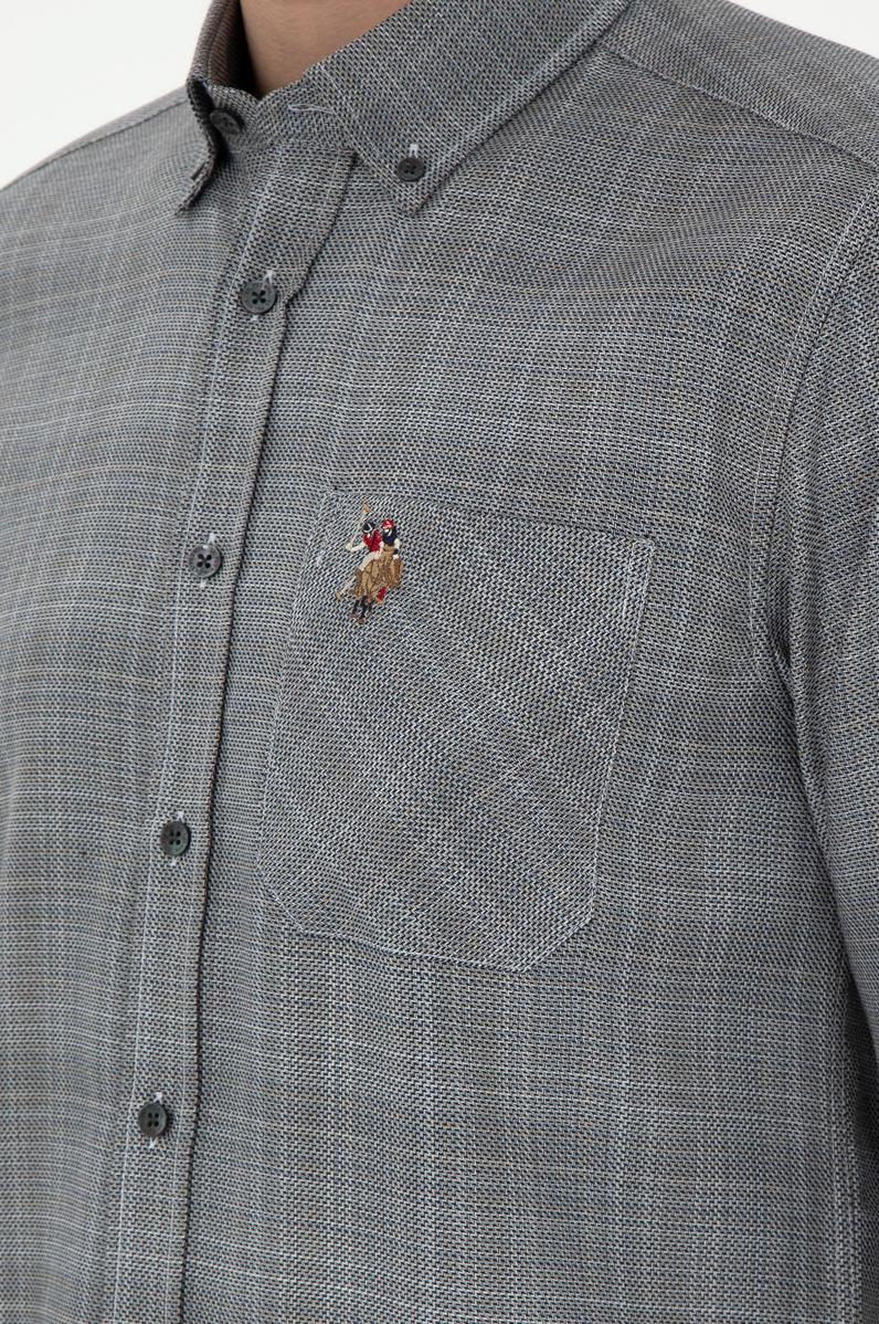 Erkek Siyah Uzun Kollu Gömlek