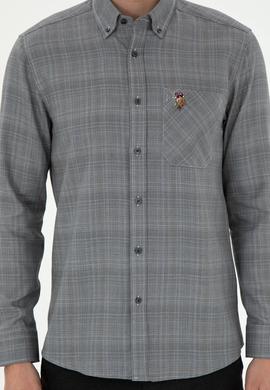 Erkek Siyah Uzun Kollu Gömlek - 50291392025