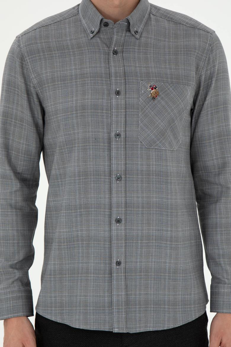 Erkek Siyah Uzun Kollu Gömlek - 50291392025