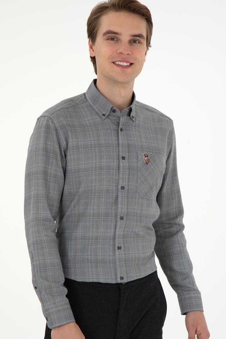 Erkek Siyah Uzun Kollu Gömlek - 50291392025