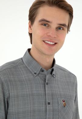 Erkek Siyah Uzun Kollu Gömlek - 50291392025