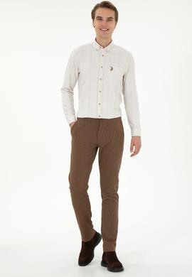 Erkek Kum Uzun Kollu Gömlek - 50291392007