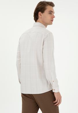 Erkek Kum Uzun Kollu Gömlek - 50291392007