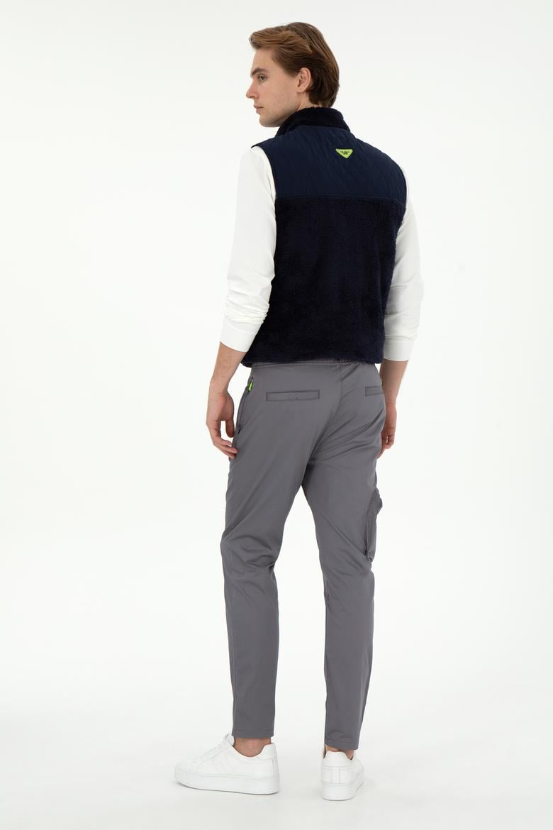 Erkek Gri Kanvas Pantolon - 50291168043